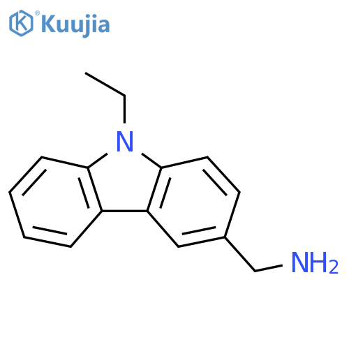 C-(9-Ethyl-9H-carbazol-3-yl)-methylamine structure