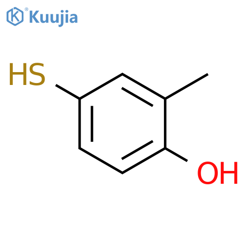 4-Mercapto-O-cresol structure