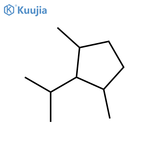 Cyclopentane, 1,3-dimethyl-2-(1-methylethyl)- structure