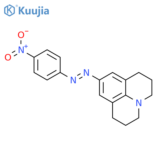 1H,5H-Benzo[ij]quinolizine, 2,3,6,7-tetrahydro-9-[(4-nitrophenyl)azo]- structure