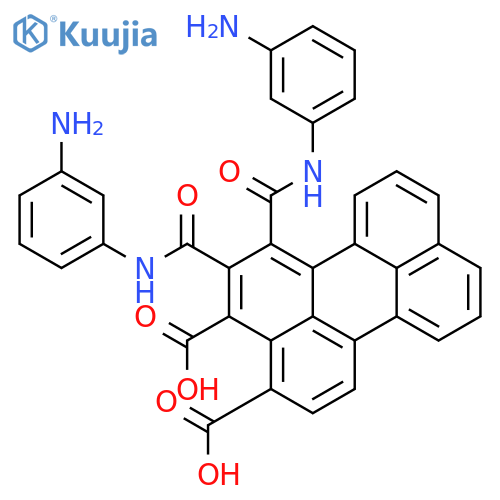 Anthra[2,1,9-def:6,5,10-d'e'f']diisoquinoline-1,3,8,10(2H,9H)-tetrone,2,9-bis(3-aminophenyl)- structure