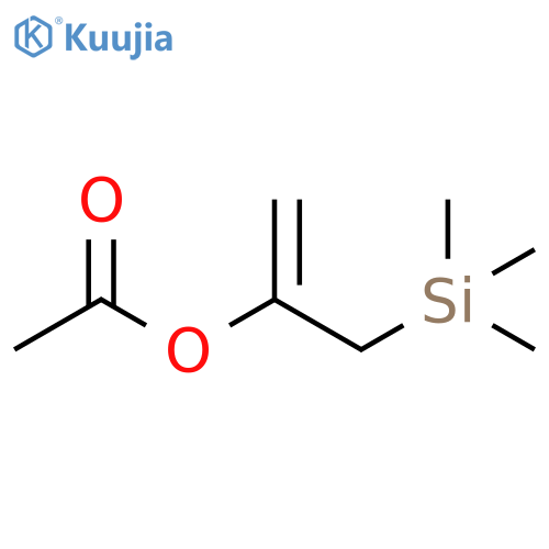 1-Propen-2-ol, 3-(trimethylsilyl)-, 2-acetate structure