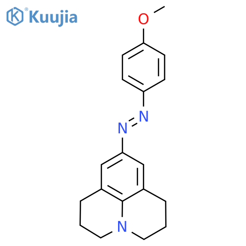 1-Azatricyclo[7.3.1.05,13]trideca-5,7,9(13)-trien-7-yl-(4-methoxyphenyl)diazene structure