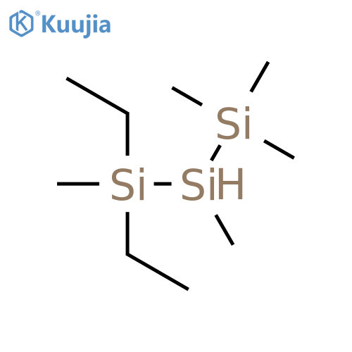 Trisilane, 1,1-diethyl-1,2,3,3,3-pentamethyl- structure