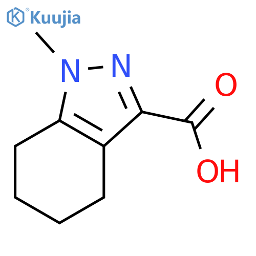 1-methyl-4,5,6,7-tetrahydroindazole-3-carboxylic acid structure