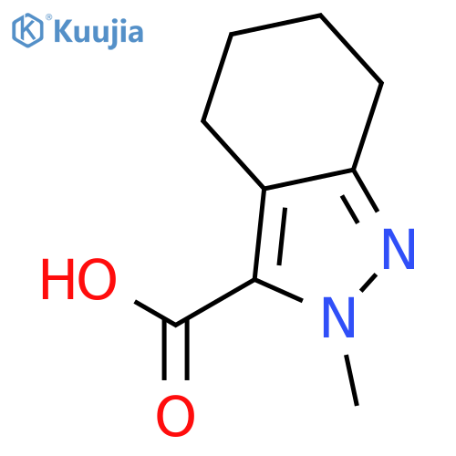 2-methyl-4,5,6,7-tetrahydroindazole-3-carboxylic acid structure