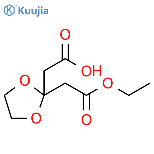 1,3-Dioxolane-2,2-diacetic acid-2-ethyl ester structure