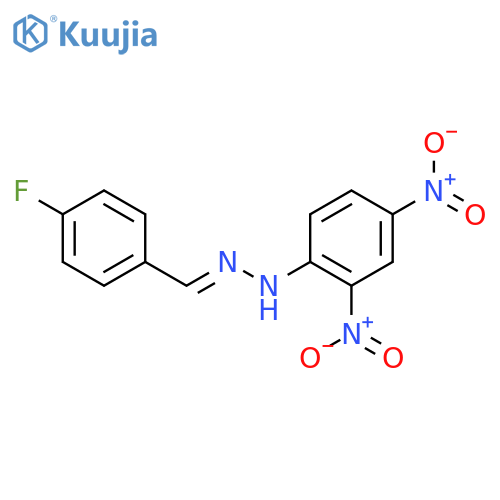 4-Fluorobenzaldehyde 2,4-Dinitrophenylhydrazone structure