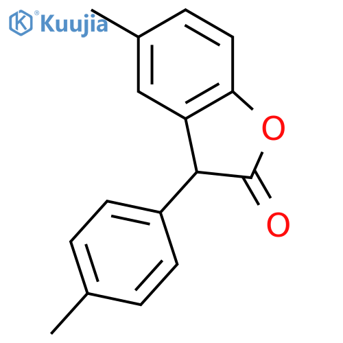 2(3H)-Benzofuranone, 5-methyl-3-(4-methylphenyl)- structure