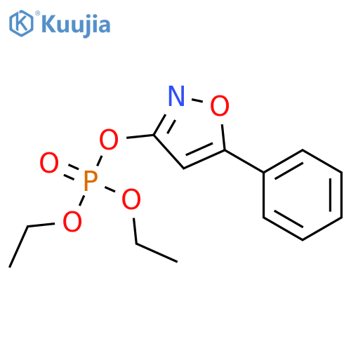 Diethyl (5-phenylisoxazol-3-yl) phosphate structure