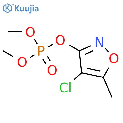 4-chloro-5-methyl-1,2-oxazol-3-yl dimethyl phosphate structure