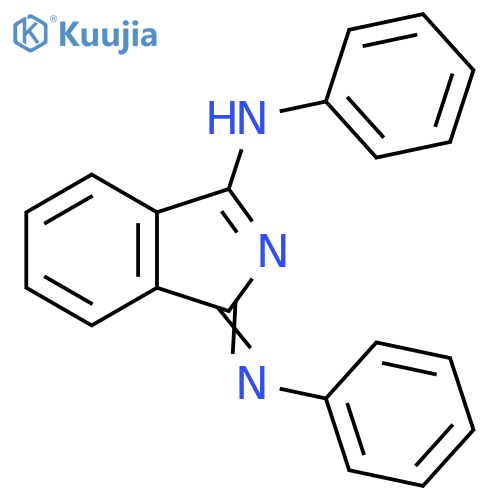1H-Isoindol-3-amine, N-phenyl-1-(phenylimino)- structure