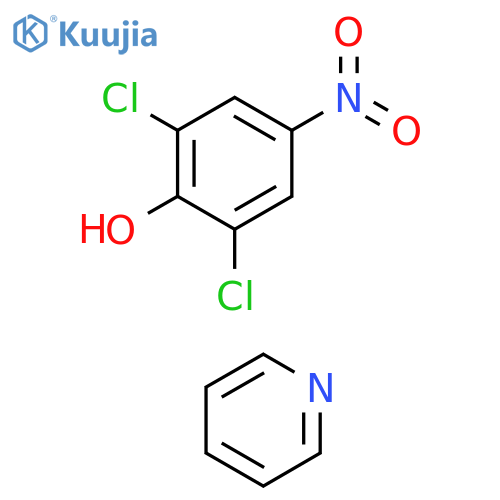 Phenol, 2,6-dichloro-4-nitro-, compd. with pyridine (1:1) structure
