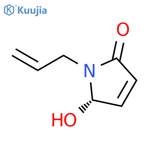 1,5-dihydro-5-hydroxy-1-(2-propen-1-yl)-2H-Pyrrol-2-one structure