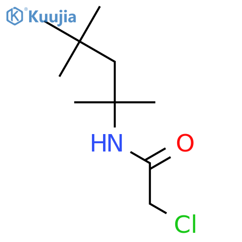 2-Chloro-N-(1,1,3,3-tetramethylbutyl)acetamide structure