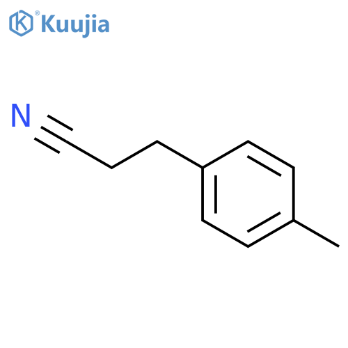 3-(4-methylphenyl)propanenitrile structure