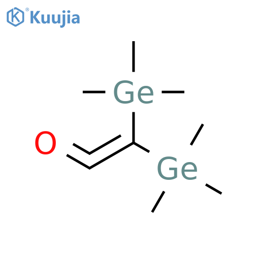 Ethenone, bis(trimethylgermyl)- structure