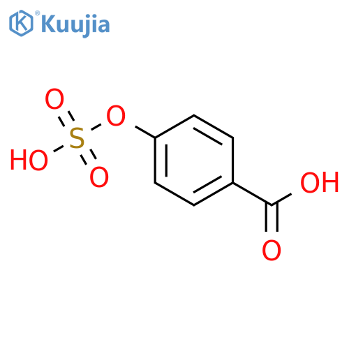 Benzoic acid, 4-(sulfooxy)- structure