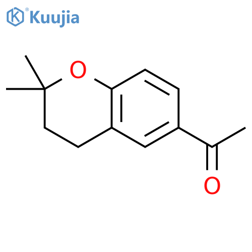 1-(2,2-dimethyl-3,4-dihydro-2H-1-benzopyran-6-yl)ethan-1-one structure