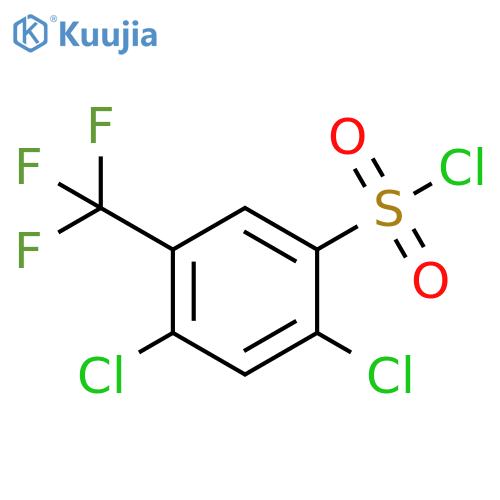 Benzenesulfonyl chloride, 2,4-dichloro-5-(trifluoromethyl)- structure
