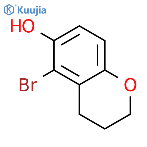 5-bromo-6-chromanol structure