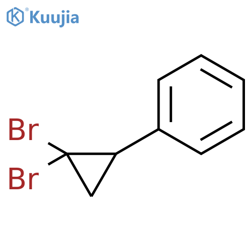 (2,2-dibromocyclopropyl)benzene structure