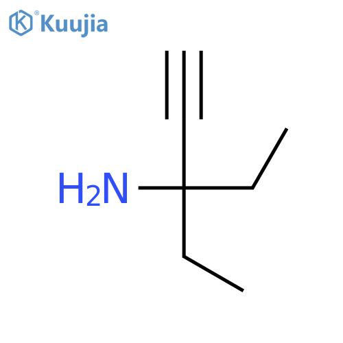 3-ethylpent-1-yn-3-amine structure