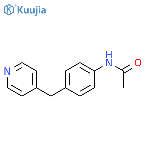 N-4-(Pyridin-4-ylmethyl)phenylacetamide structure