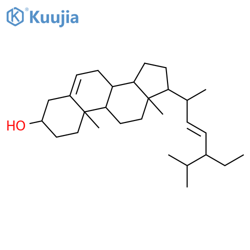 Stigmasta-5,22-dien-3-ol structure