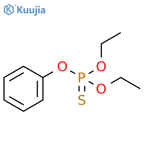 Phosphorothioic acid,O,O-diethyl O-phenyl ester structure