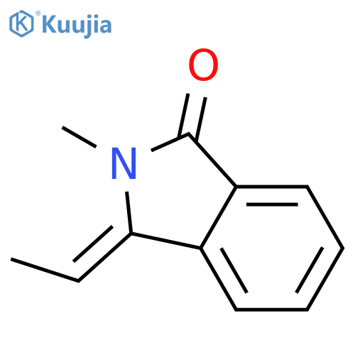 1H-Isoindol-1-one, 3-ethylidene-2,3-dihydro-2-methyl-, (E)- structure