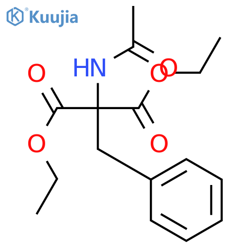 Diethyl 2-acetamido-2-benzylpropanedioate structure