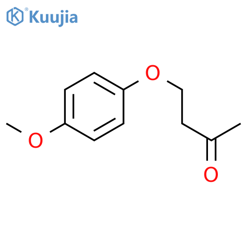 4-(4-methoxyphenoxy)butan-2-one structure