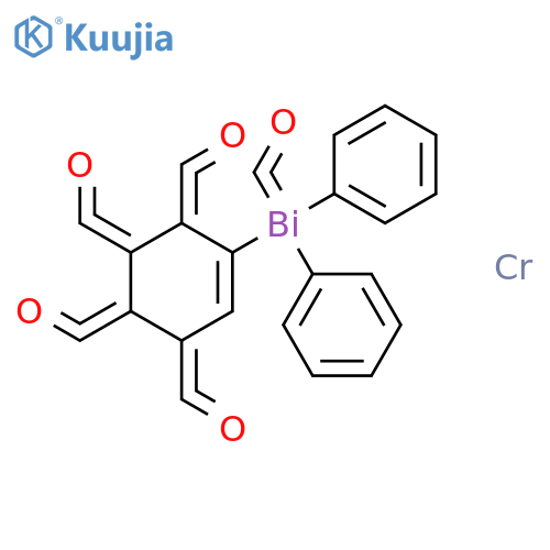 Chromium, pentacarbonyl(triphenylbismuthine)- structure