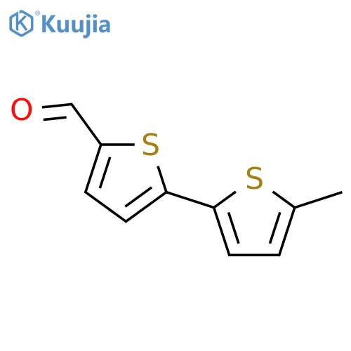 5-(5-methylthiophen-2-yl)thiophene-2-carbaldehyde structure