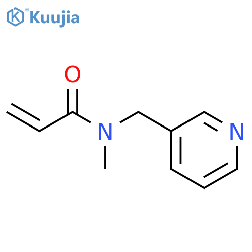 N-methyl-N-(pyridin-3-yl)methylprop-2-enamide structure
