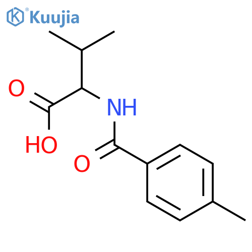 3-Methyl-2-(4-methylphenyl)formamidobutanoic Acid structure