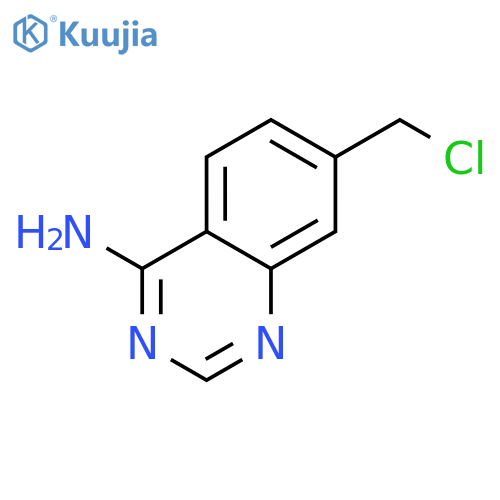 4-Quinazolinamine,7-(chloromethyl)- structure