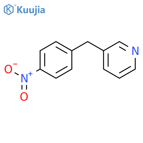 Pyridine, 3-[(4-nitrophenyl)methyl]- structure