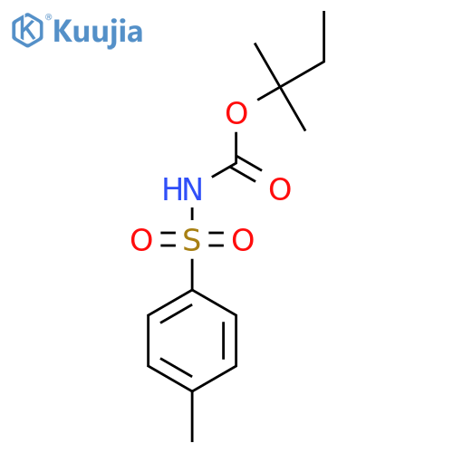 2-Methylbutan-2-yl N-(4-methylphenyl)sulfonylcarbamate structure
