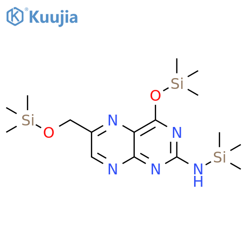 2-Pteridinamine,N-(trimethylsilyl)-4-[(trimethylsilyl)oxy]-6-[[(trimethylsilyl)oxy]methyl]- structure