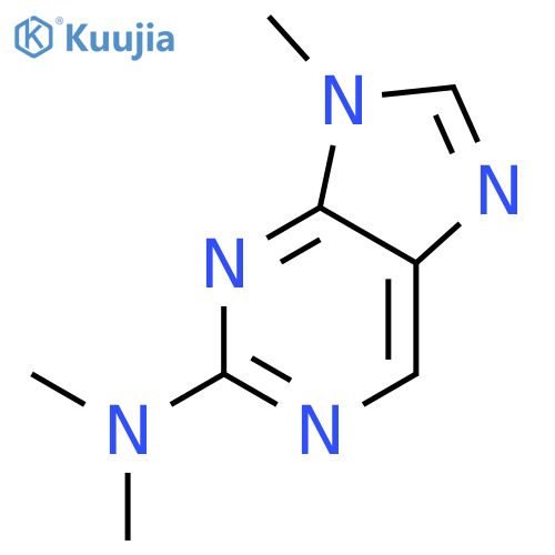 9H-purin-2-amine, N,N,9-trimethyl- structure