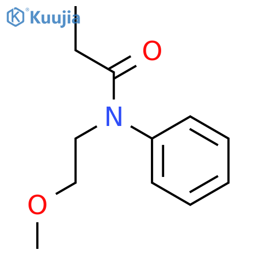 Propanamide, N-(2-methoxyethyl)-N-phenyl- structure