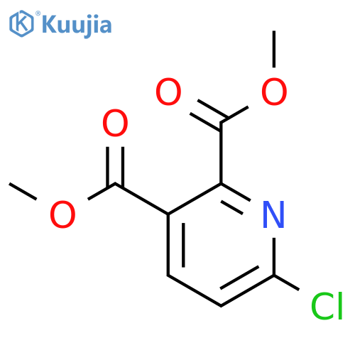 2,3-dimethyl 6-chloropyridine-2,3-dicarboxylate structure
