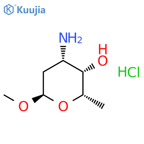Methyl a-L-Daunosamine Hydrochloride (a:b approx. 85:15) structure