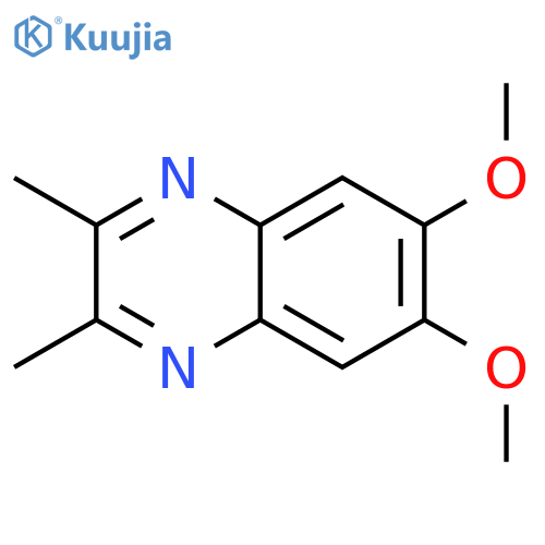 6,7-Dimethoxy-2,3-dimethyl-quinoxaline structure