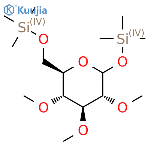 Trimethyl-[(3R,4S,5R,6R)-3,4,5-trimethoxy-6-(trimethylsilyloxymethyl)oxan-2-yl]oxysilane structure