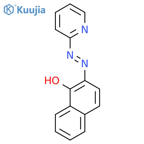 Naphthalenol, (pyridinylazo)- structure