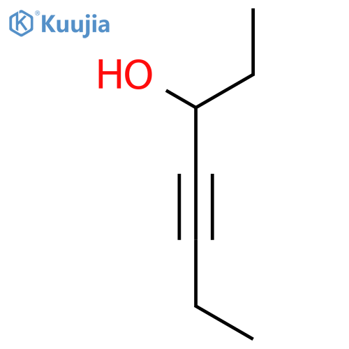 4-Heptyn-3-ol structure