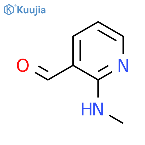 2-(methylamino)pyridine-3-carbaldehyde structure
